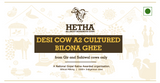 Desi Cow A2 cultured Bilona Ghee / A2 Ghee - Hetha Organics
