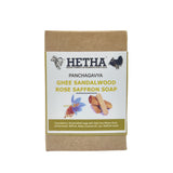 Ghee Sandalwood Rose Saffron Soap - Hetha Organics LLP