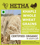 Khapli Whole Wheat Grains - Certified Organic by ECOCERT - Hetha Organics LLP