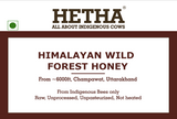 Himalayan Wild Forest Raw Honey - NMR Passed | Unprocessed | Unpasteurized - Hetha Organics