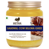 HETHA SAHIWAL COW A2 CULTURED BILONA GHEE 500.00 ML - Hetha Organics LLP