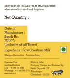 Colostrum from indigenous (desi) cows only - (Available in Delhi NCR only) - Hetha Organics LLP