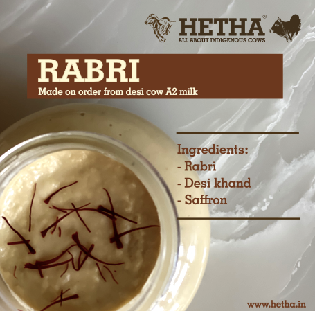 Rabri (Available only in Delhi NCR) - Hetha Organics LLP