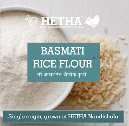 Basmati Rice Flour - from Certified Organic Paddy