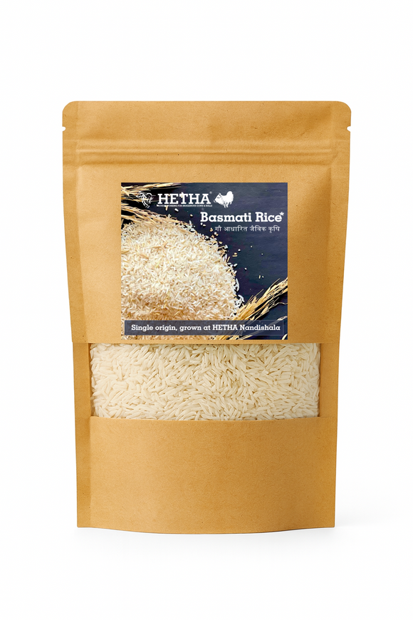 Basmati Rice - from Certified Organic Paddy