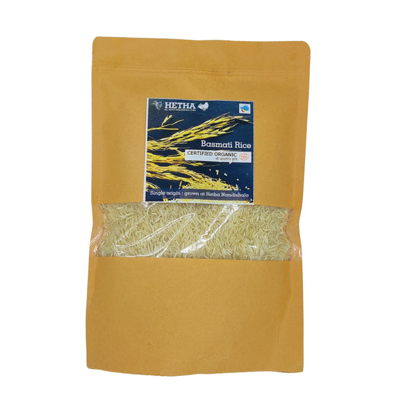 Basmati Rice - from Certified Organic Paddy