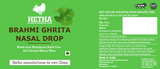 Brahmi Ghrita Nasal Drop - Hetha Organics