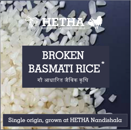 Broken Basmati Rice - from Certified Organic Paddy