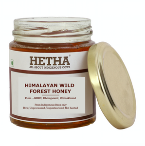 Himalayan Wild Forest Raw Honey - NMR Passed | Unprocessed | Unpasteurized - Hetha Organics