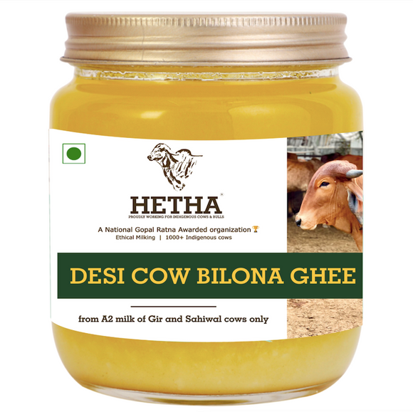 Desi Cow A2 cultured Bilona Ghee / A2 Ghee