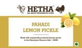 Pahadi Kagzi Nimbu Achar - Hetha Organics