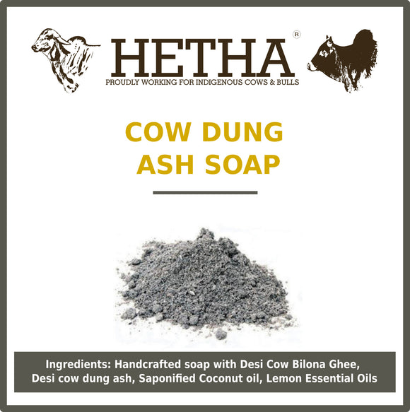 Cow Dung Ash Soap - Hetha Organics LLP