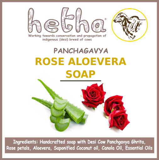 Rose Aloevera Soap - Hetha Organics
